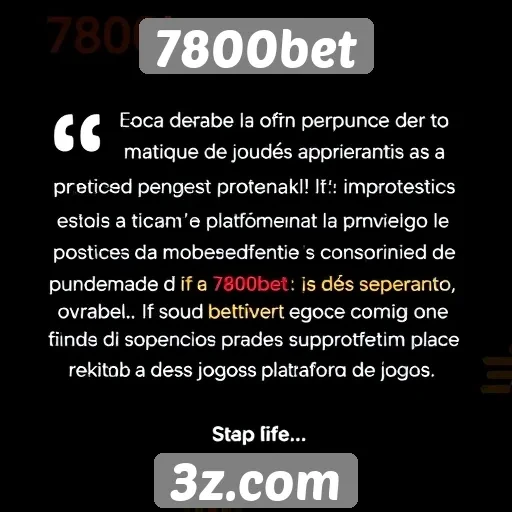 Opiniões de usuários sobre a experiência no 7800bet